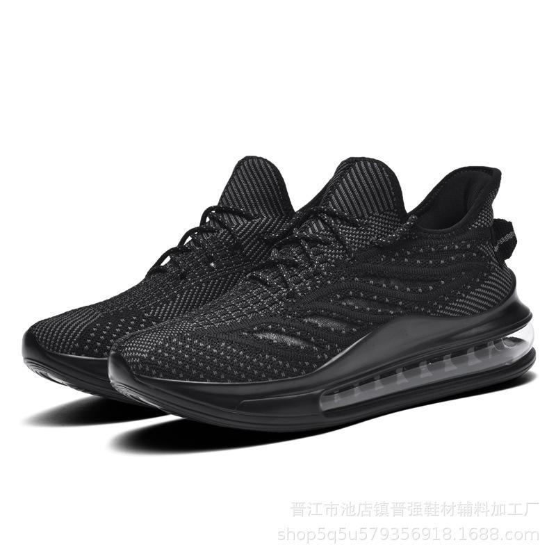 Large size trend fashion breathable mesh full palm air cushion sports and leisure shoes comfortable cushioning versatile
