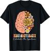 Neurodiversity Celebrate the Spectrum Brain Autism Awareness T-Shirt