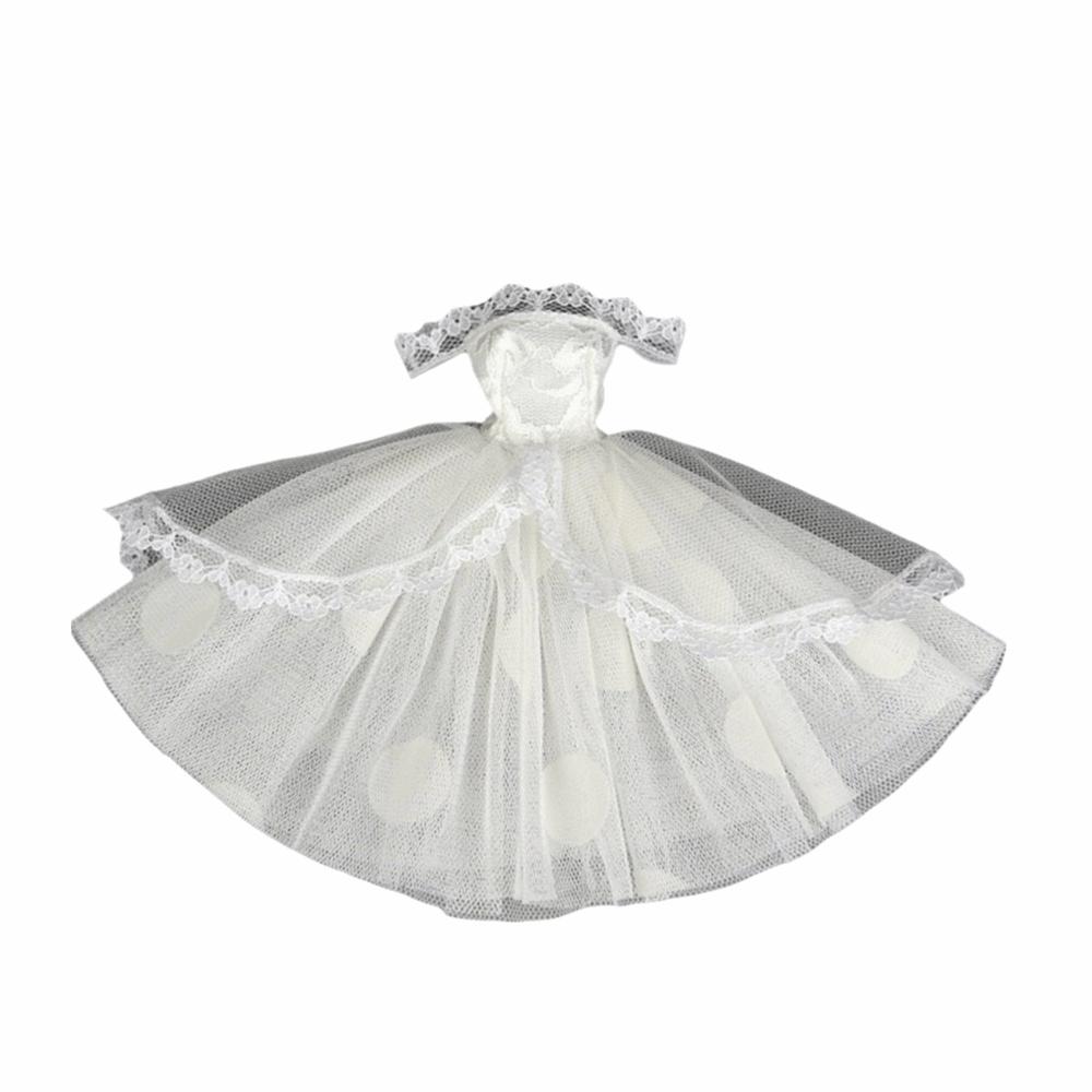 Mini Black Princess Dress Lace Tutu Doll Clothes Cute Doll Dress Dolls