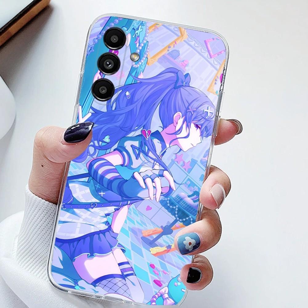 Game Project Sekai Phone Case For Samsung Galaxy A71,70,52,51,40,31,A50,30S,21S,Note20ultra Transparent Cover