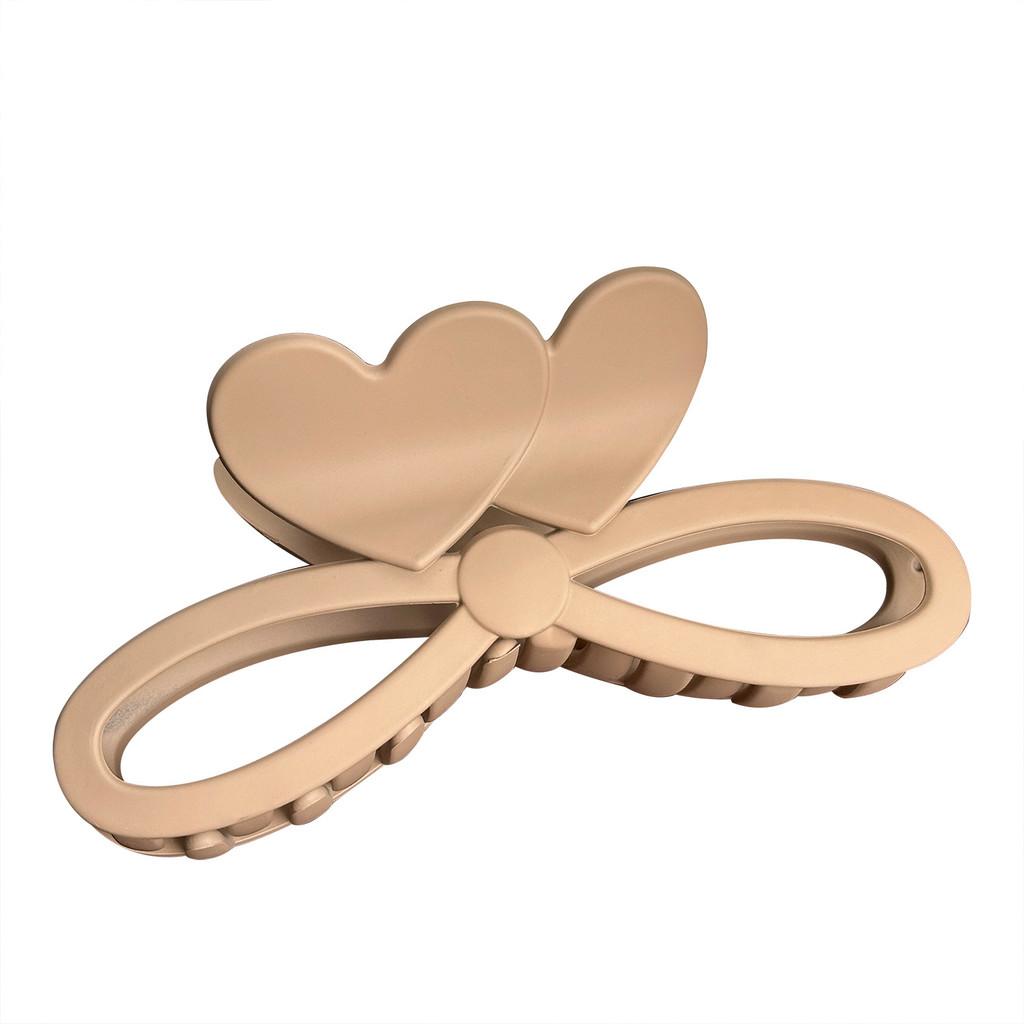 Heart Chic Oversized Hair Clip Handmade For Fashionable Womens Accessories Hair