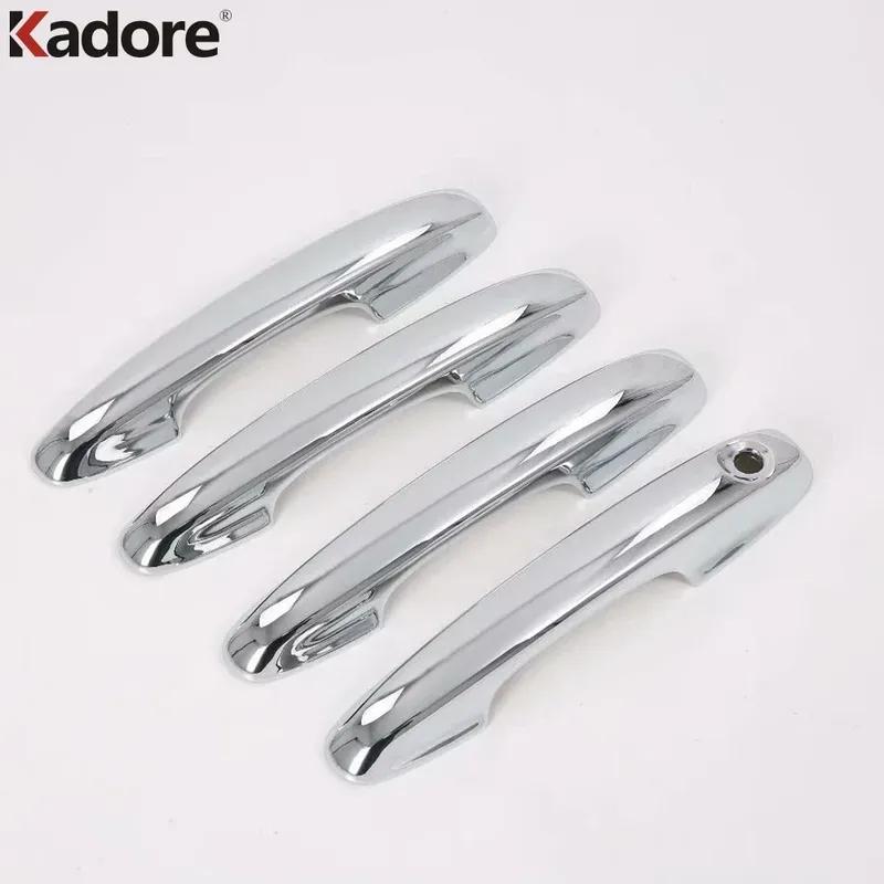 For Ford Focus      Carbon Fiber Car Door Handle Cover Trim Side Door Handles Bowl Cup Frame Accessories