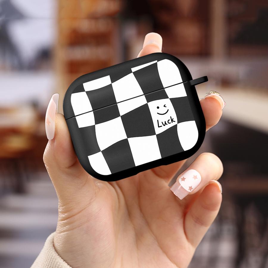 

Happy Chessboard Pattern Earphone Cases Cover Case For Airpods Pro 3 Pro3 4 1 Pro2 2 Airpods Pro 3
