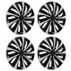 4pcs Hubcap 15 Inch Hubcaps Wheel Covers Replacement for Fiat 500 and Most Cars