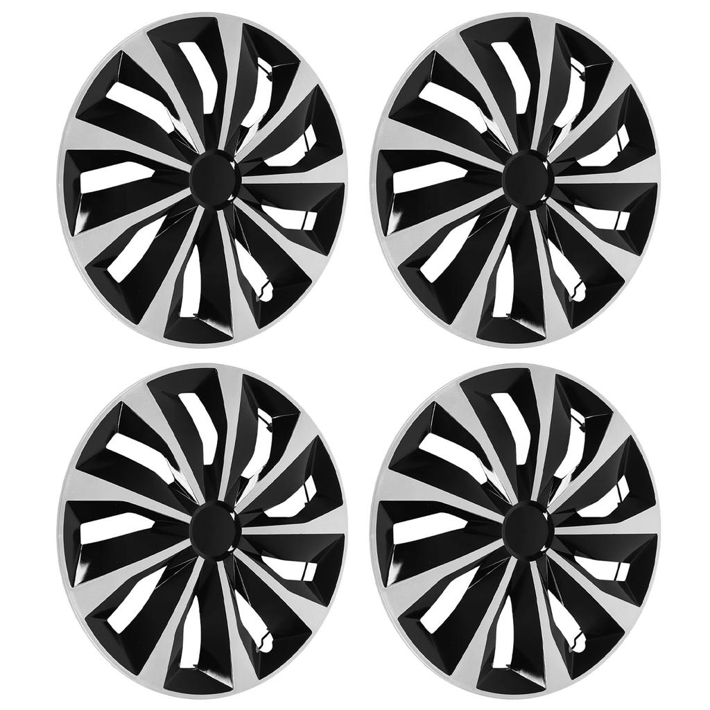 4pcs Hubcap 15 Inch Hubcaps Wheel Covers Replacement for Fiat 500 and Most Cars