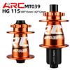 ARC MT039 Front Rear Bicycle Hub MTB Mountain Bike Hub 32H 6 Bolts Disc 135mm 142mm HG 8-11 XD MS 12 Speed 4 Bearing ARC Cube