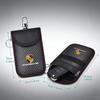 AFEBO1 For Porsche Panamera Cayenne Taycan 911 718 Macan Carrera-GT 928 944 968 Leather Car KeyCase Signal Blocker Bag Shielding Pocket