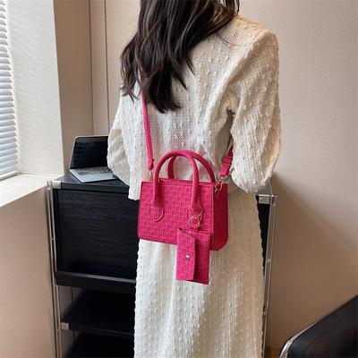 Handbag Solid Color Messenger Bag Fashion Casual Small Square Bag Women's Bag Summer New Trend Shoulder Bag