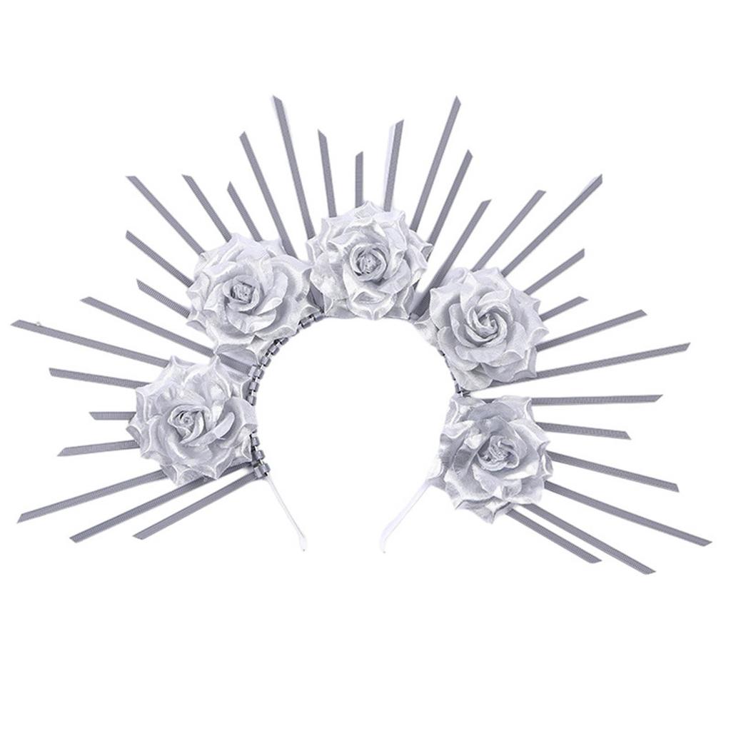 Women Head Jewelry Stylish Sun Headband Fashionable Headpiece Elegant Headpiece Alloy Material for Parties and Weddings