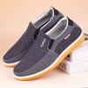 Fashion Men's Shoes Summer Breathable Canvas Shoes Fashion Outdoor Casual Sneakers for Men Oxfords Slip on Loafers Comfort Driving Shoes