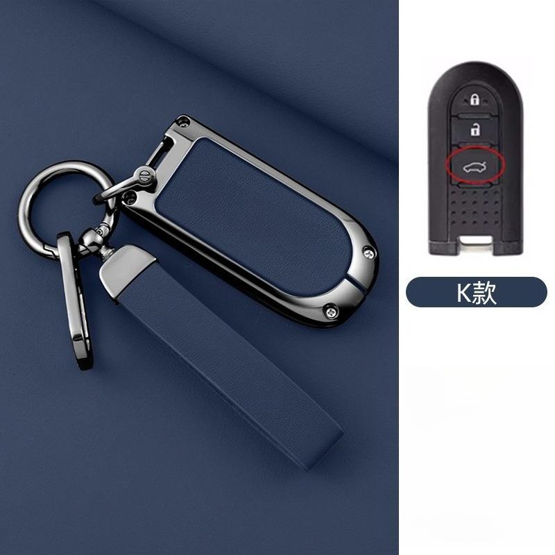 Premium Zinc Alloy Key Cover Case for Perodua/Bezza/Myvi/Axia - Full Protection Key Fob Shell Keybag Keychain