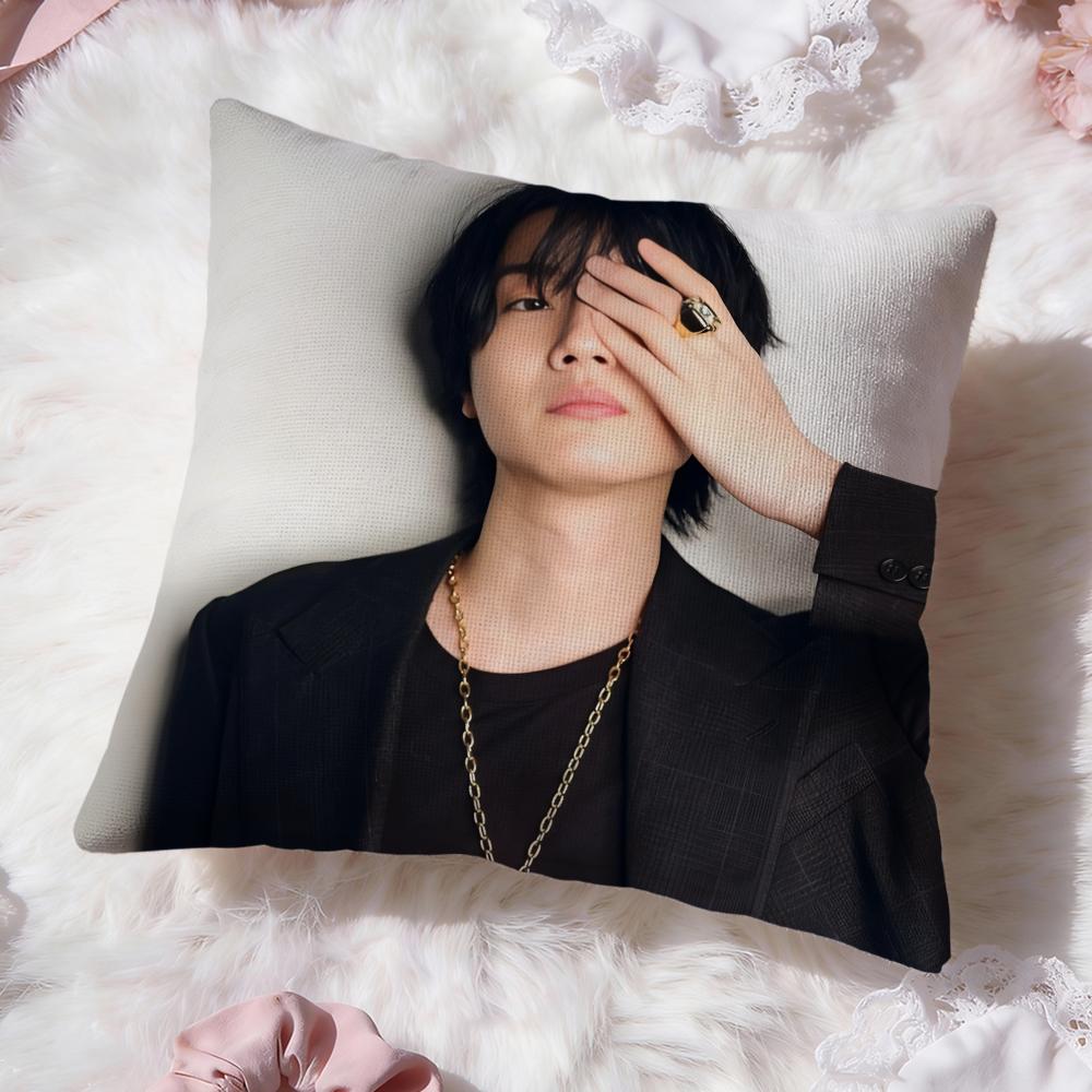Sakurada Dori actor Cushion Cover Premium Comfort Reversible Pillow Cove -Two in One Design for Any Room & Car Interior
