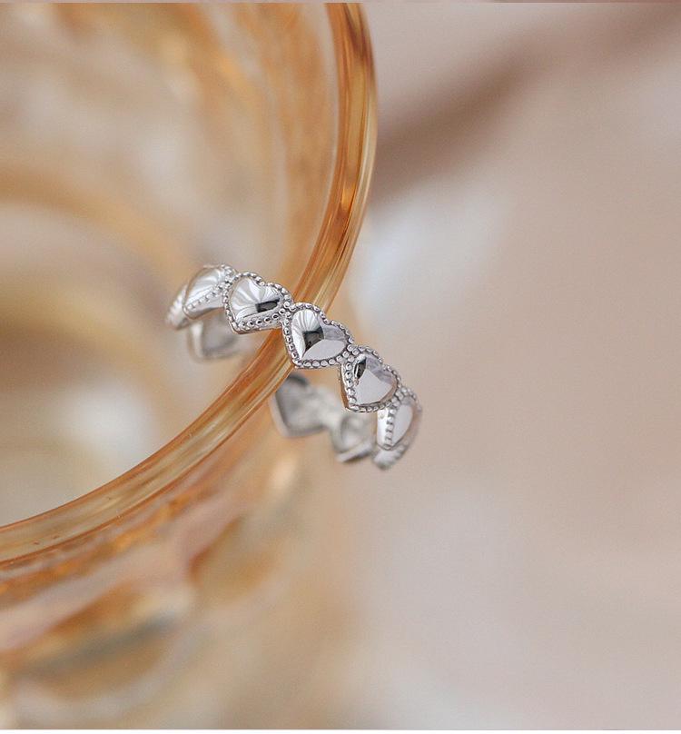 

Женское посеребренное кольцо на указательный палец в ретро корейском стиле Adjustable Open Size