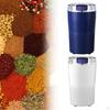Electric Coffee Grinder Mill 300W Removable Chamber for Office Cafes Blue