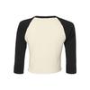 Bella + Canvas Womens/Ladies Baby Micro-Rib Raglan 3/4 Sleeve T-Shirt