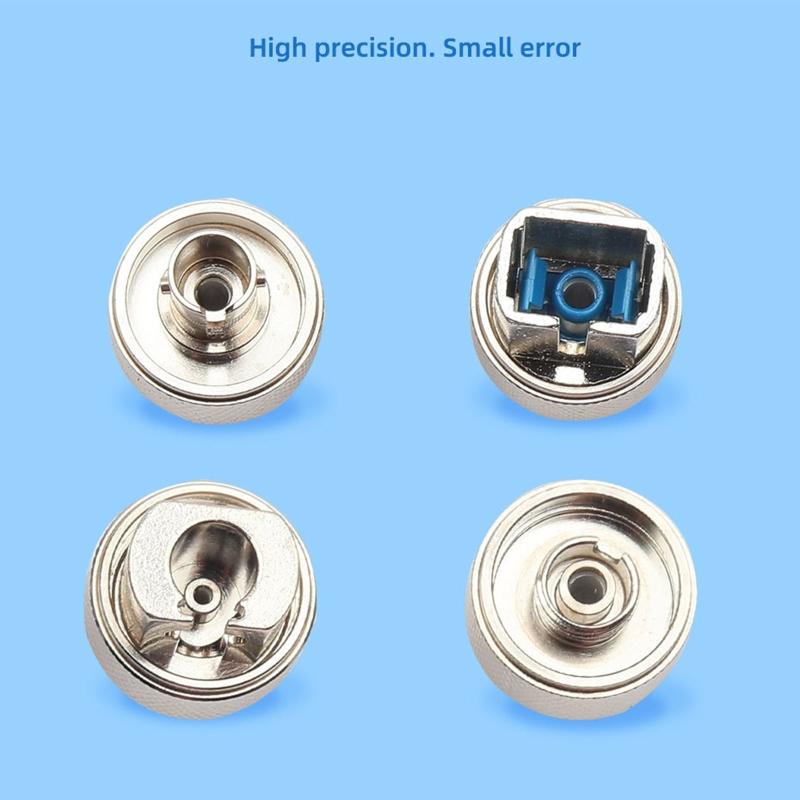 Upgraded Fiber Optic Adapter for FC/SC/ST/LC Fiber Adapter Coupler for Fiber Emergency Repair & Connection 4 Types Conne