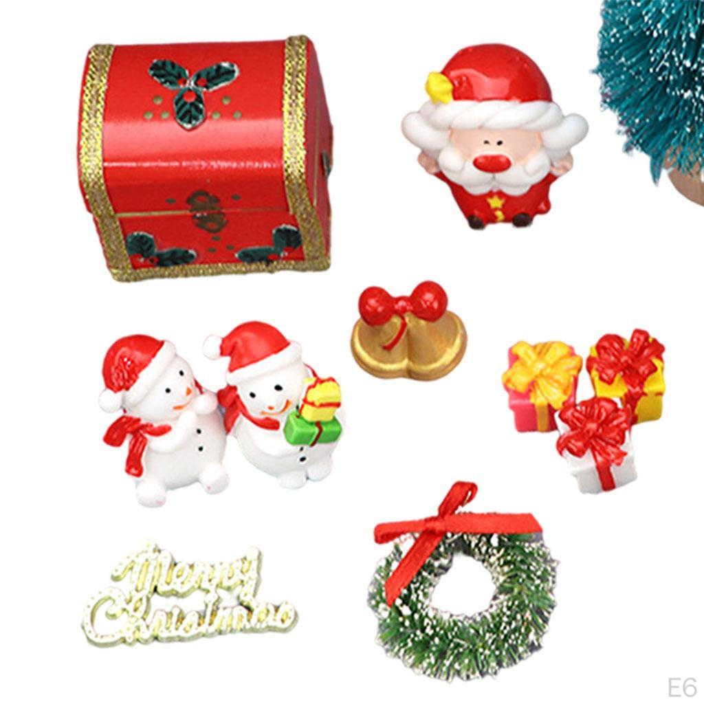 1/12 Dollhouse Christmas Crafts Classic DIY Creative Miniature Ornament for Fairy Supplies