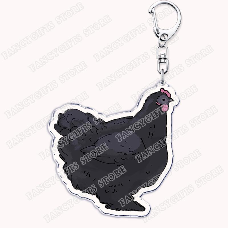 Cute Backyard Birds Keychains for Accessories Bag Birdwatching Wildlife Bird Lover Birding Keyrings Jewelry Fans Friends Gifts