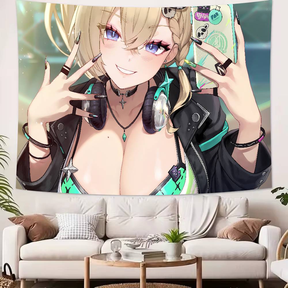 Large Fashion Pretty Hot Girl Lynae Tapestry Decoration Bedroom Dormitory Background Cloth Home Party Living Room Club Tapestry