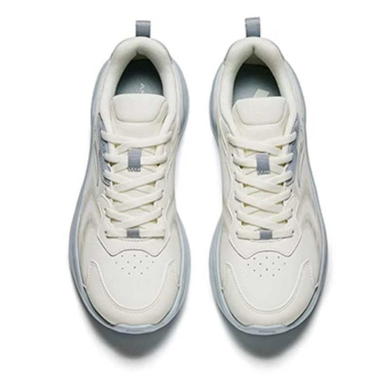 Anta Women Casual Cushioned Running Shoes Off White Grey 922445510-5