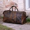 Mens&Womens Travel Bag, Full Grain Leather Duffel Bag, Personalisation Weekend Luggage Bag,Unique Christmas Gifts,Carry-on Bag