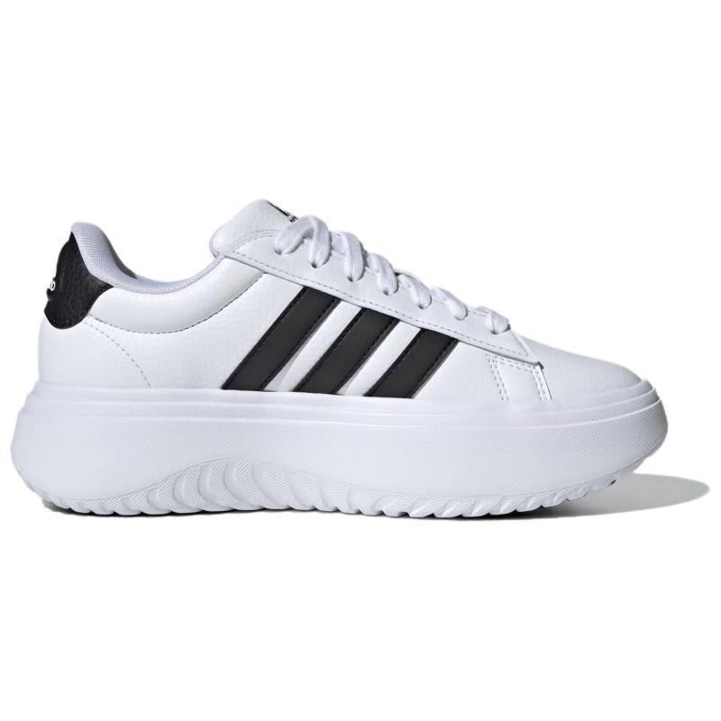 Adidas Grand Court Platform Cloud White Core Black Women's Sneakers IE1092