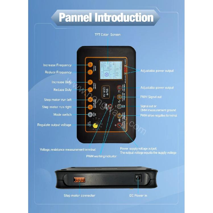 PWM Signal Drive Automobile Ignition Coil Tester Solenoid Valve CR Pump Metering Unit Step Motor Electric Throttle Instrument