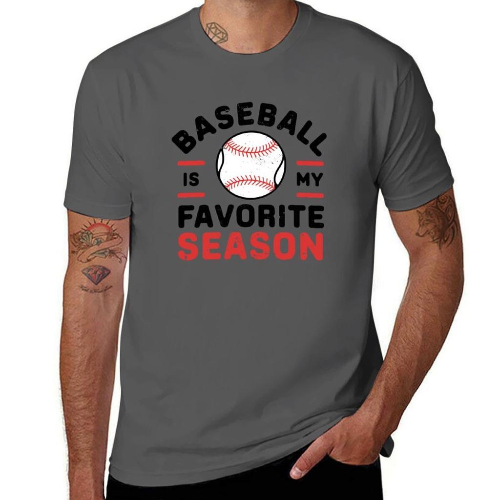 Baseball Is My Favorite Season TShirt Sporty Casual Quick Dry TShirt