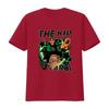 Vintage Sokak Giyimi The Kid LAROI Rapçi Yeşil Neon Şimşek Yıldız Baskılı Hip Hop Müzik Günlük Tişört vintage Yıkanmış moda