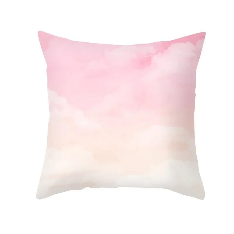 Vikama Pink Aesthetic Pillow Covers Set Cute Animal & Pattern Cushion Cases For Girls Bedroom Sofa Living Room Home Decor