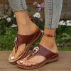 toe flip-flops sandals outside the beach casual thick sole wear-resistant explosion spot