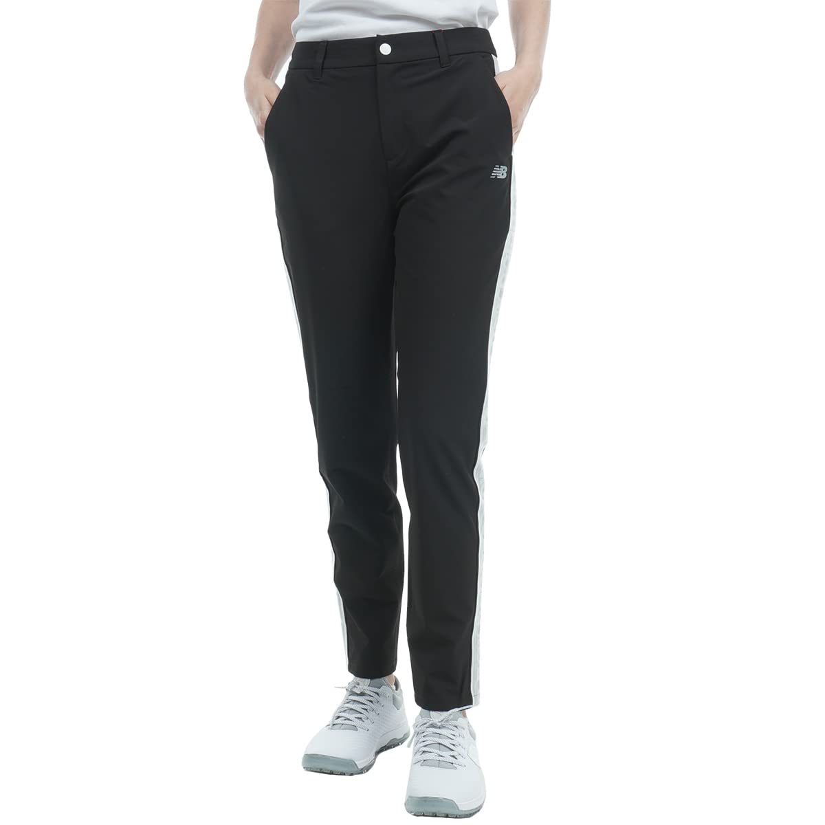 

[New Balance] Women s Tapered Pants (Moisture-Wicking, Quick-Drying, UV Protection, Stretch) / Golf / 012-3131501 010_Black 00 [XS]