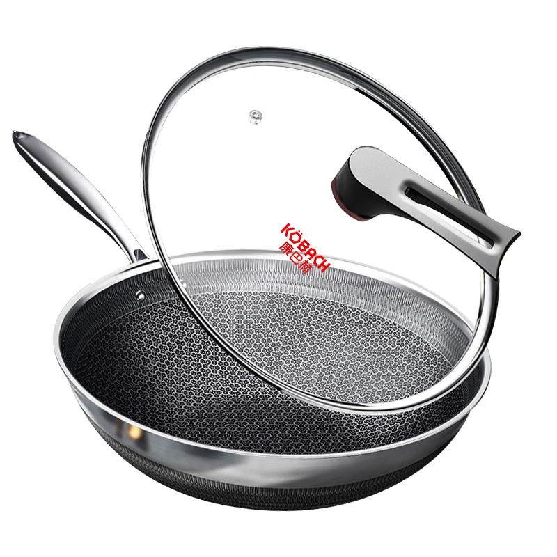 Kombach 316L Stainless Steel Non-stick Wok, 32cm