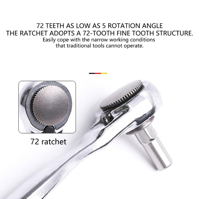 Ergonomic Handle Mini Ratchet Wrench Set Right Angles Screwdriver Tools for Smartphone Tablet Maintenance Repairing Tool