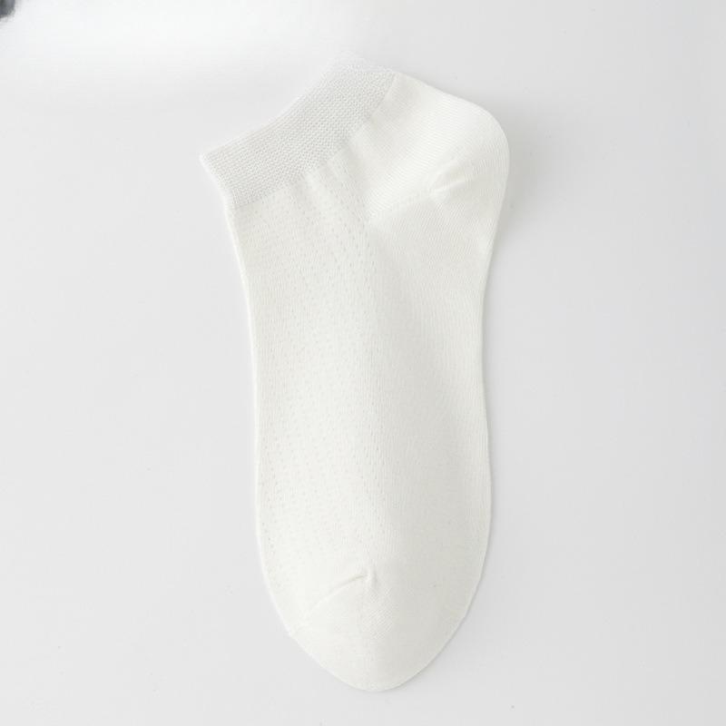 Cotton Socks - Men's Summer Lightweight Short Socks - Pure Cotton, Breathable, and Sweat-absorbent Boat-shaped Socks