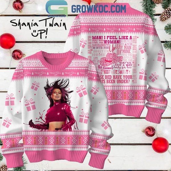 Shania Twain Man I Feel Like A Woman Ugly Sweater Unisex T-Shirt L