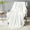 1 Piece Solid Color Flannel Blanket Soft Warm Throw Blankets for Couch Sofa Office Bed Camping Travel Multi-purpose Gift Blanket