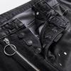European Spring Trend: Men's Black & Gray Splatter Paint Ripped Skinny Jeans