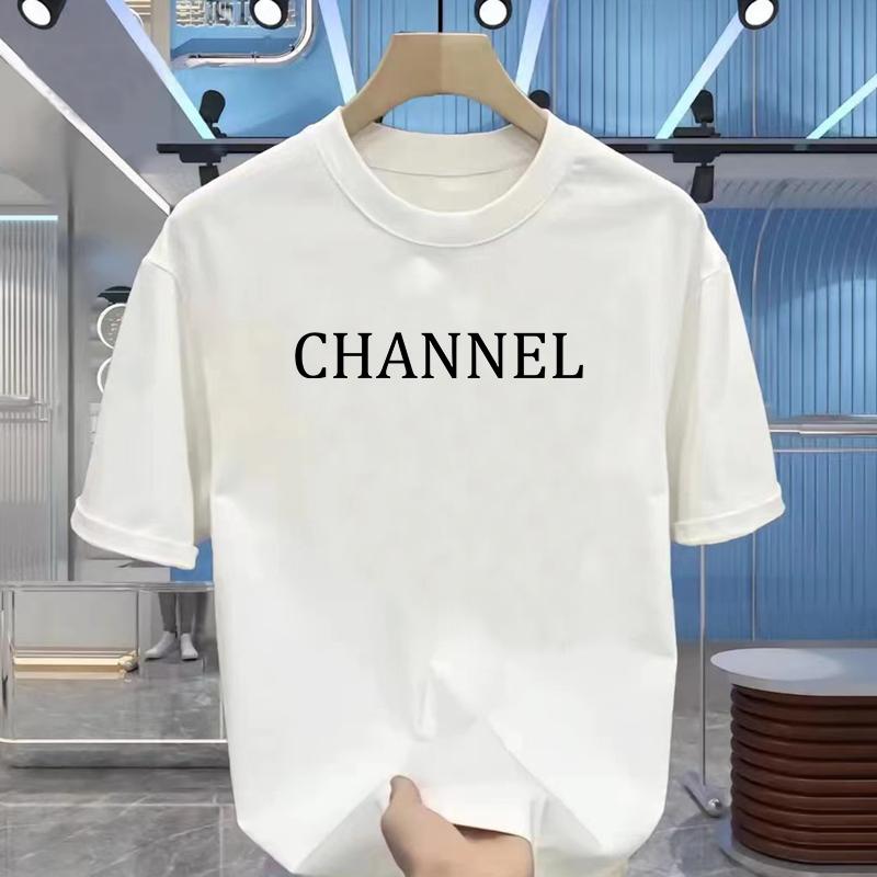 Summer high quality printed T-shirt men luxury brand  quality top quality loose top selling family men and women T-shirts