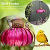 1Pc Floor Standing Metal Flower Bird Feeder for Outdoor Patio Garden Grass Decoration Feeding Birds Gift for Friends
