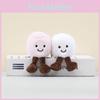 Plush Cotton Candy Keychain With Cute Animal Design For Kids Gifts