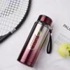 Stainless Steel Solar Thermos Cup with Lanyard - Large Capacity, Portable, Insulated for Outdoor Sports and Car Use