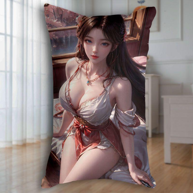 Anime Student Dormitory Room Bedroom Sleeping Pillow Sofa Decorative Cushion