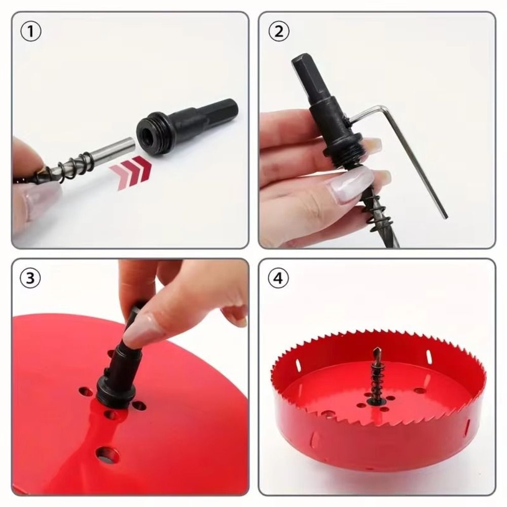 Bi-Metal 6 Inch Hole Saw HSS Drill Bit Hole Saw Hand Tool M42 Hole Opener  Plasterboard