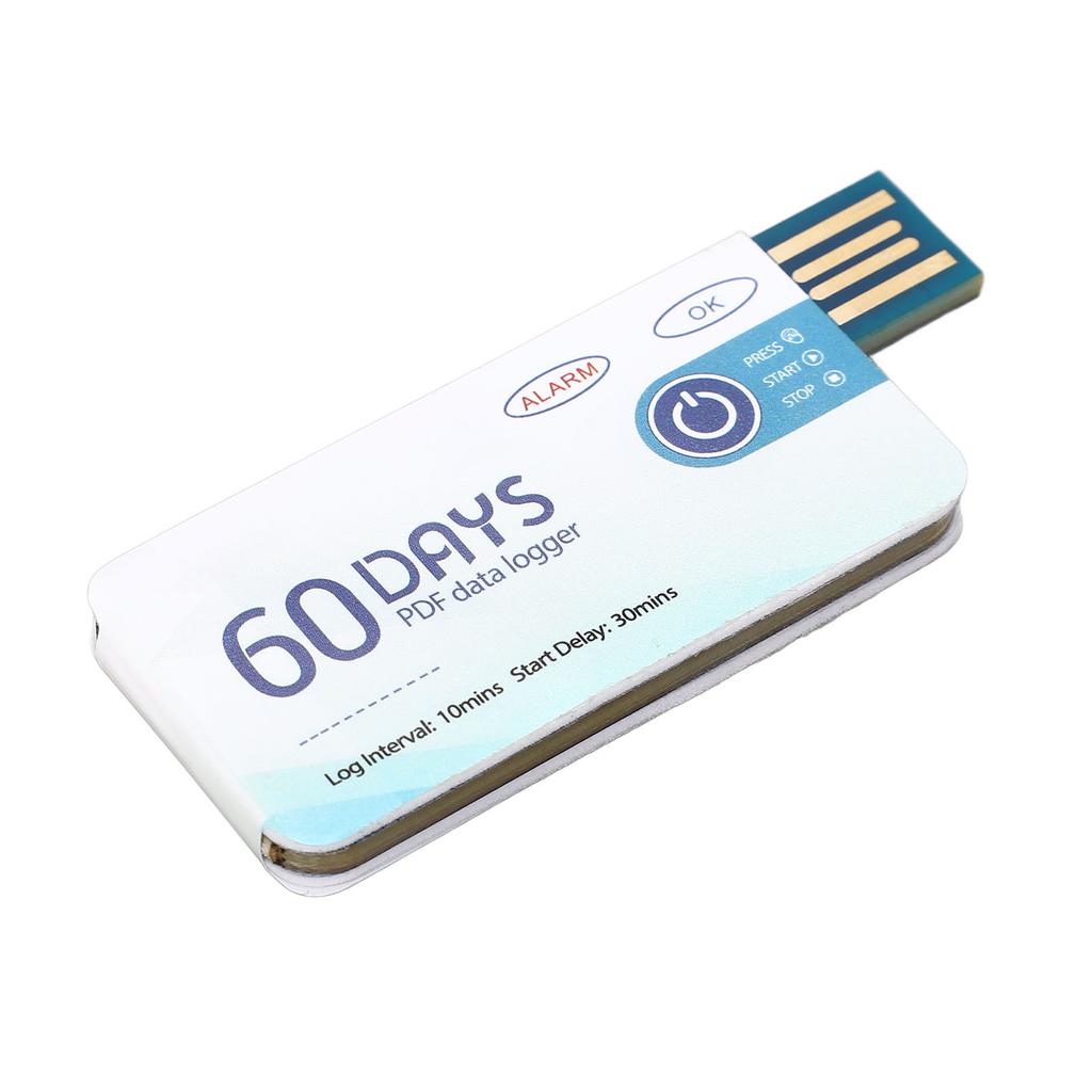 USB Temperature Data Recorder 10000 Groups Storage High Accuracy Disposable Portable Temperature Logger