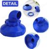 Pool Inlet Nozzle Adapter 360 Degree Rotatable Swimming Pool Return Jet Pool Jet Nozzle Replacement for Intex Outlet Pool Nozzle