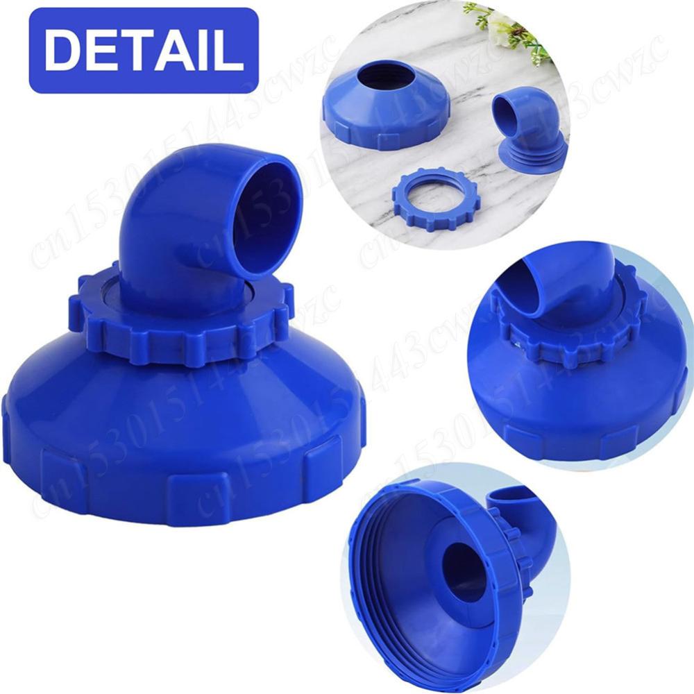 Pool Inlet Nozzle Adapter 360 Degree Rotatable Swimming Pool Return Jet Pool Jet Nozzle Replacement for Intex Outlet Pool Nozzle