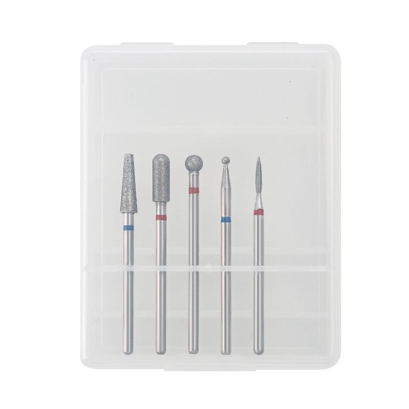 Russian Style Nail Drill Bits Pre-treatment Set with Cuticle Remover