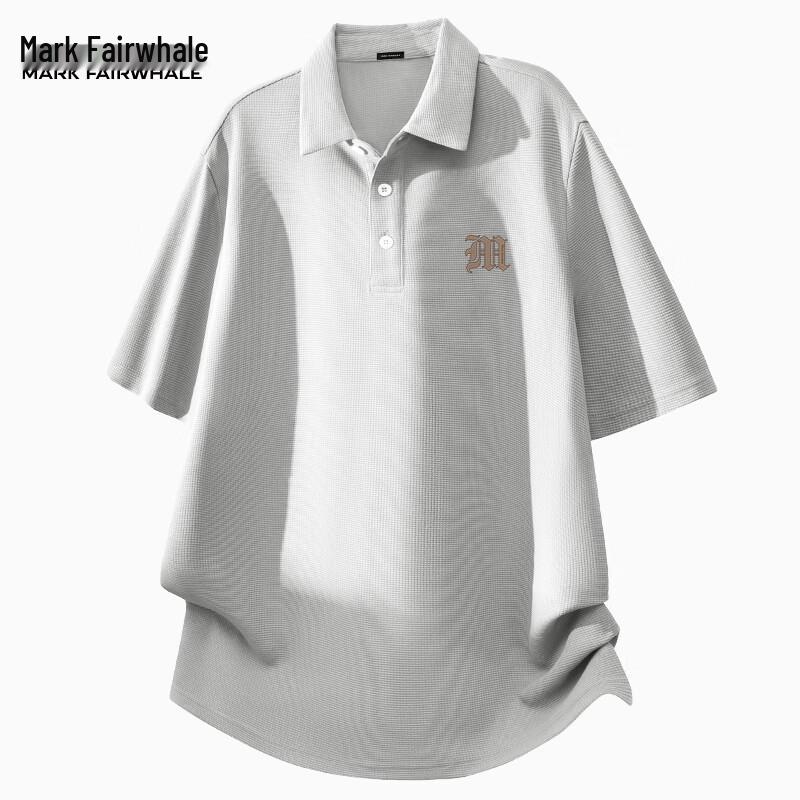 Mark Fairwhale Men's American Style Textured Polo Shirt