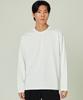 Liua [Premium Cr30] Semi-Overfit Long Sleeve Tee (White)